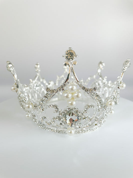 Princess Rhinestone Crown Cake Topper
