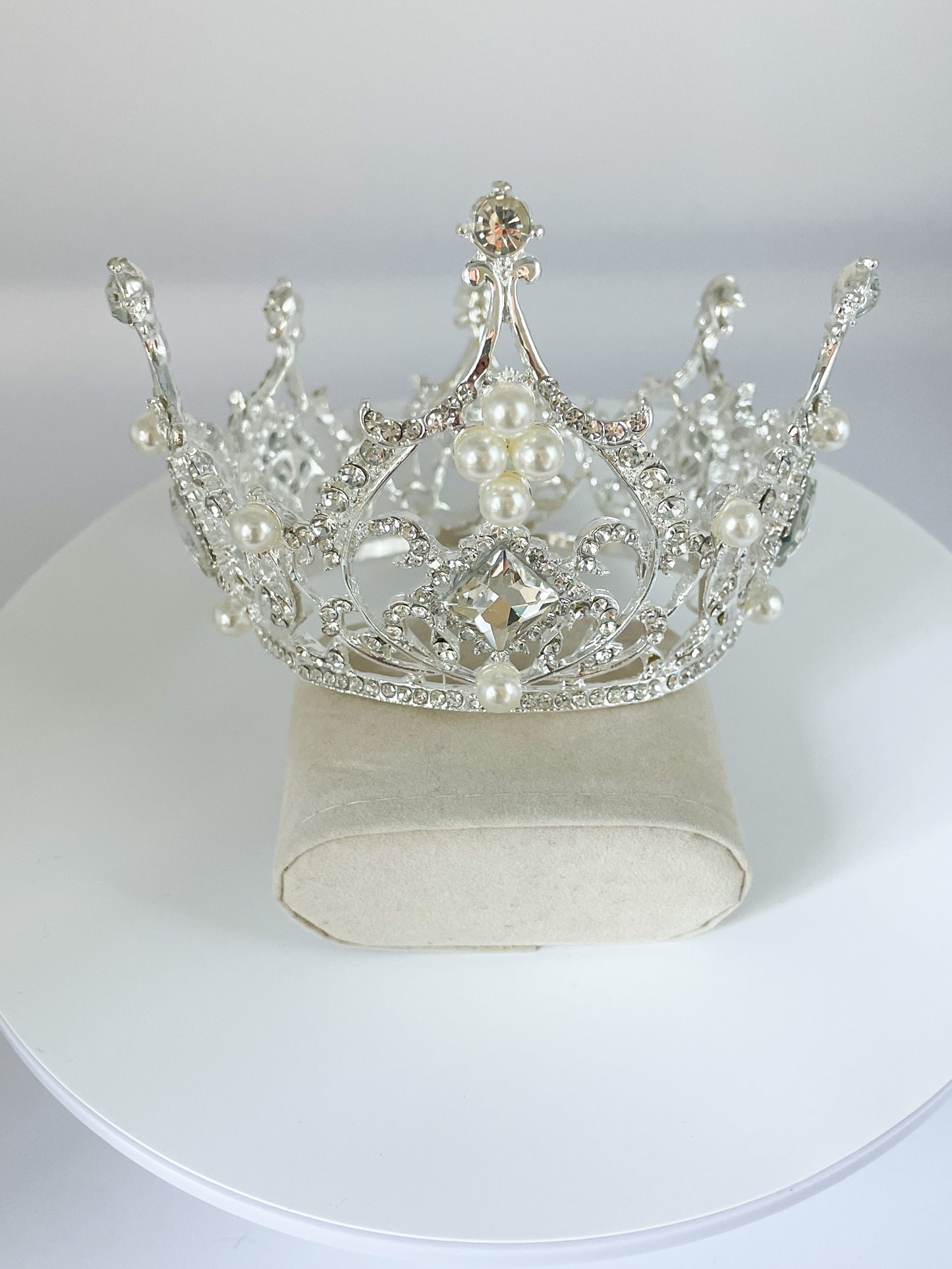 Princess Rhinestone Crown Cake Topper