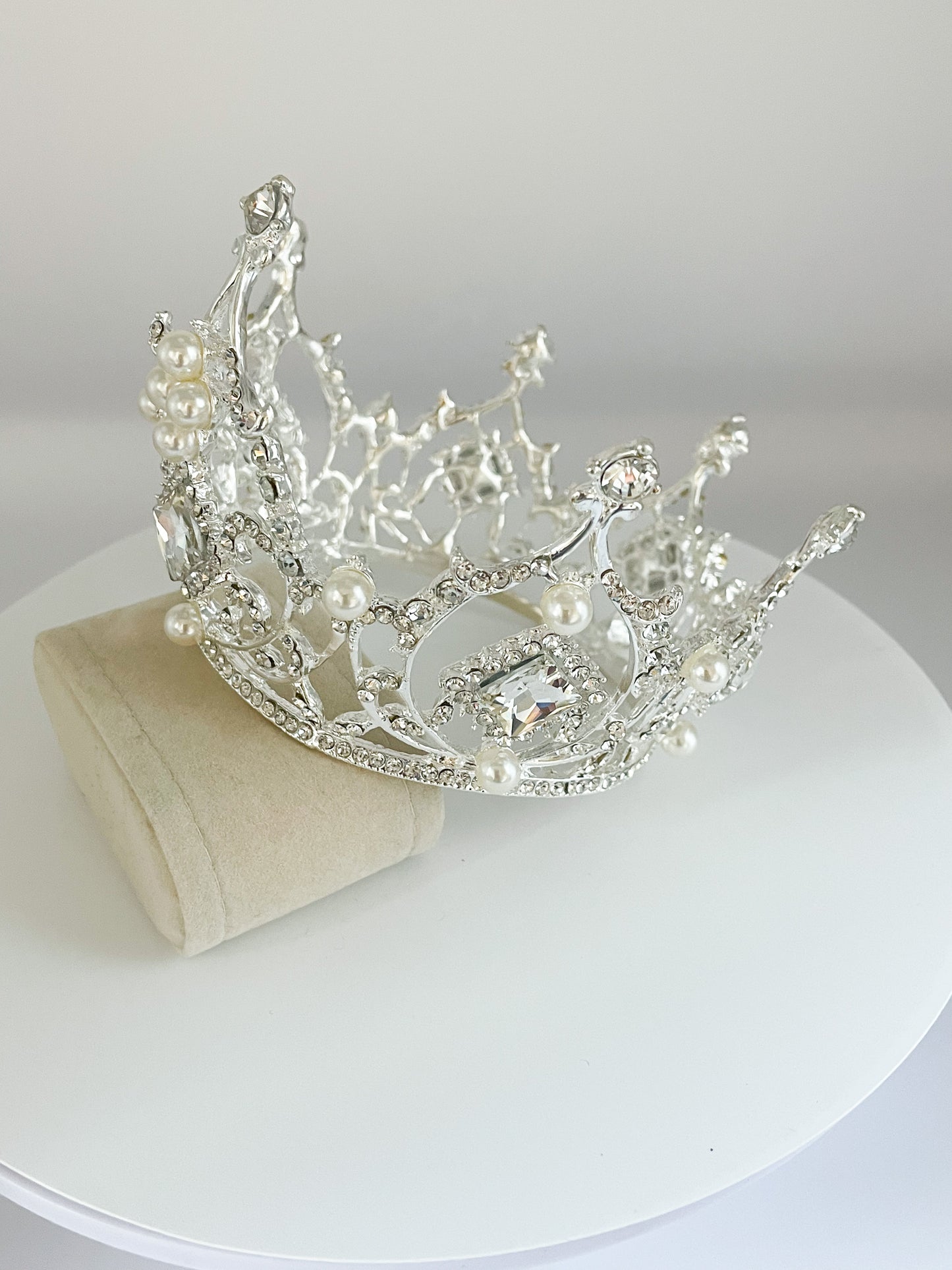 Princess Rhinestone Crown Cake Topper